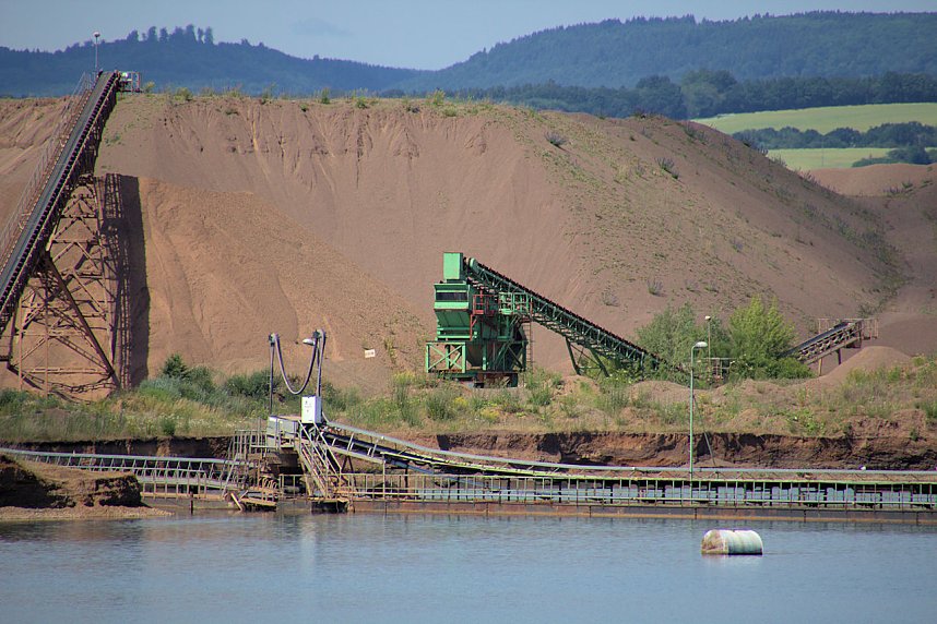 Industrie an den Bielener Kiesgew&auml;ssern