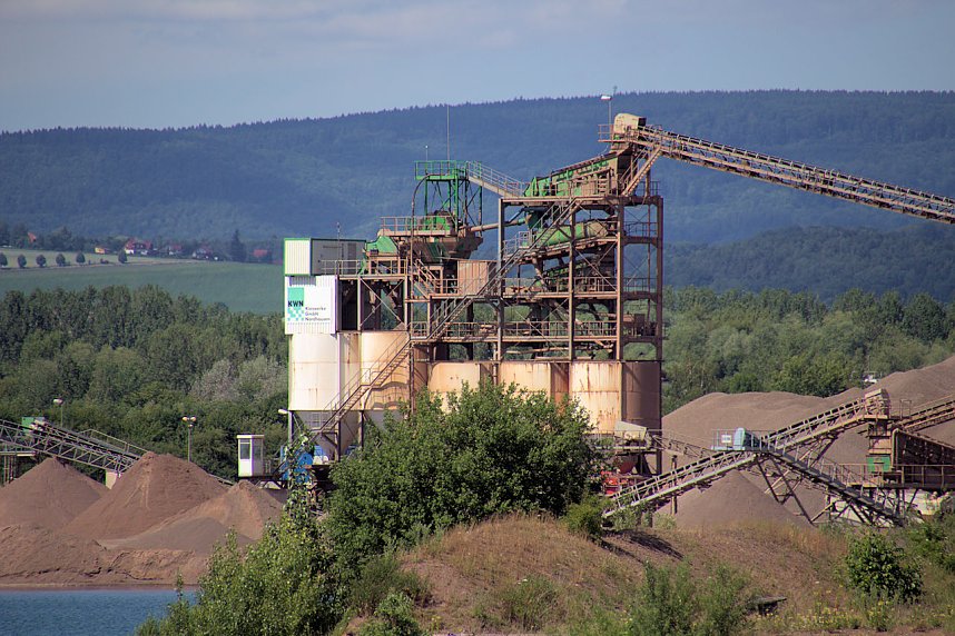 Industrie an den Bielener Kiesgew&auml;ssern