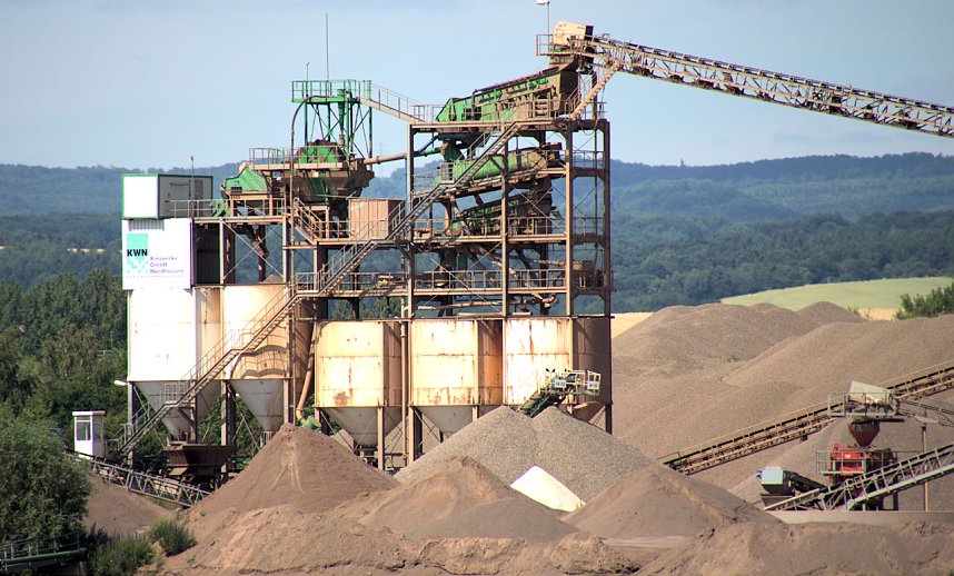 Industrie an den Bielener Kiesgew&auml;ssern