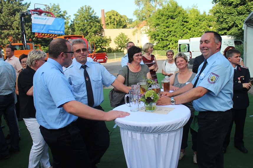 Sommerfest vor dem Nordh&auml;user Landratsamt