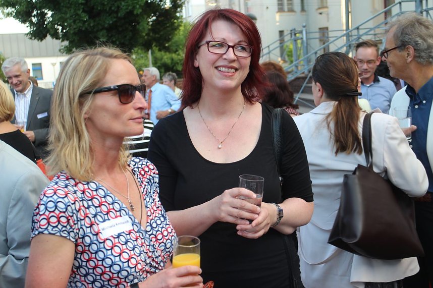 Sommerfest vor dem Nordh&auml;user Landratsamt