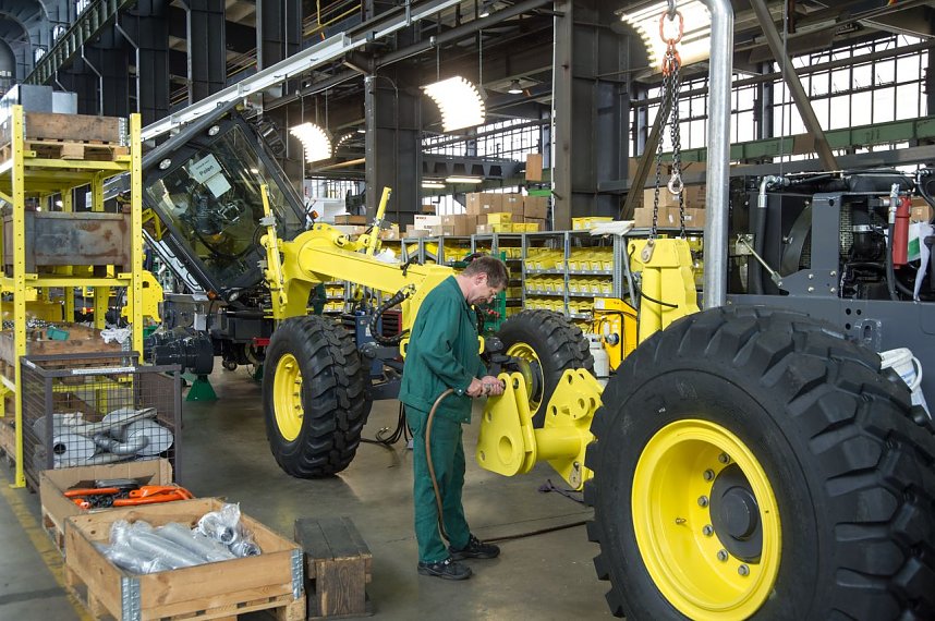 Blick in die Montage der Nobas