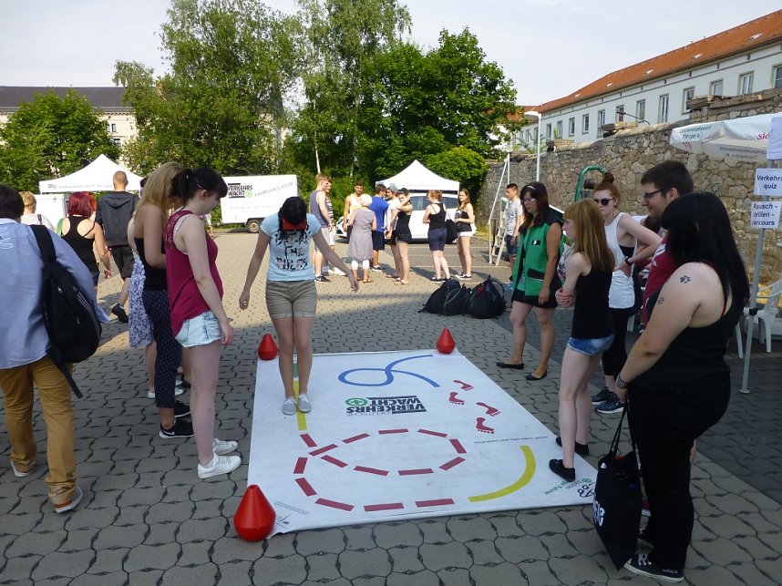 Aktion junge Fahrer der Kreisverkehrswacht Nordhausen