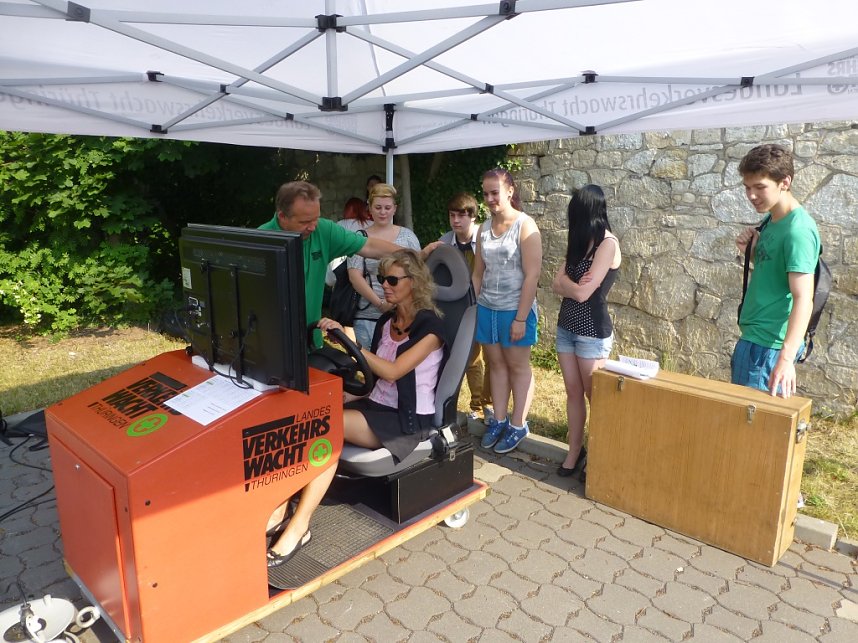 Aktion junge Fahrer der Kreisverkehrswacht Nordhausen
