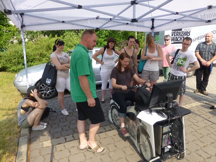 Aktion junge Fahrer der Kreisverkehrswacht Nordhausen