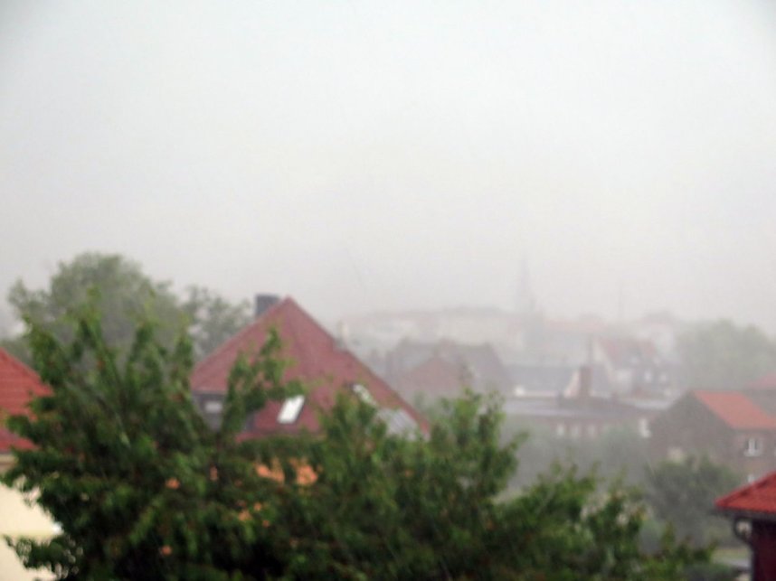 Unwetter &uuml;ber Nordhausen