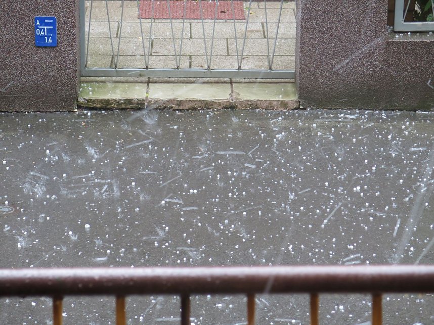 Unwetter &uuml;ber Nordhausen