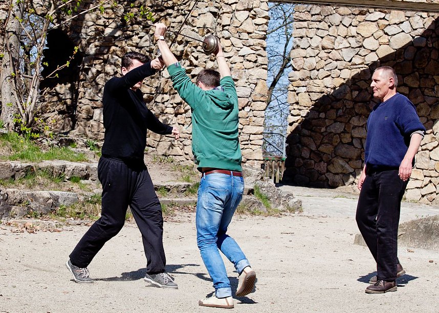 Ausschnitt aus den Proben zu "Robin Hood"