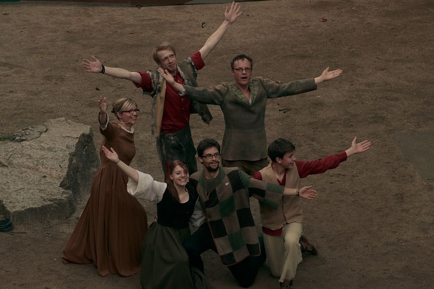 Ausschnitt aus den Proben zu "Robin Hood"