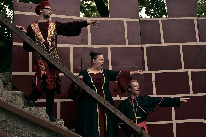 Ausschnitt aus den Proben zu "Robin Hood"