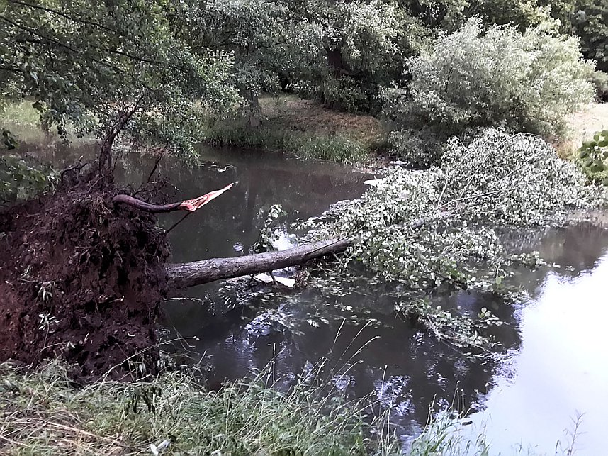 Unwettersch&auml;den in Nordhausen