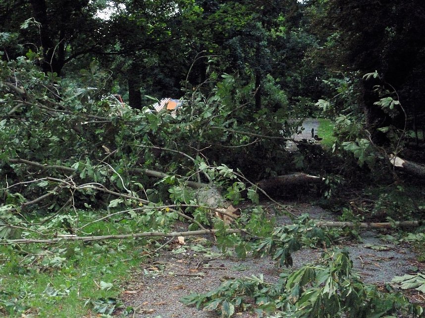 Unwettersch&auml;den in Nordhausen