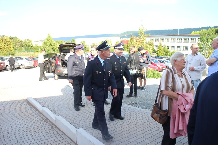 Zum Bergmannsfestes wurde in Sollstedt auch die neue Festhalle er&ouml;ffnet