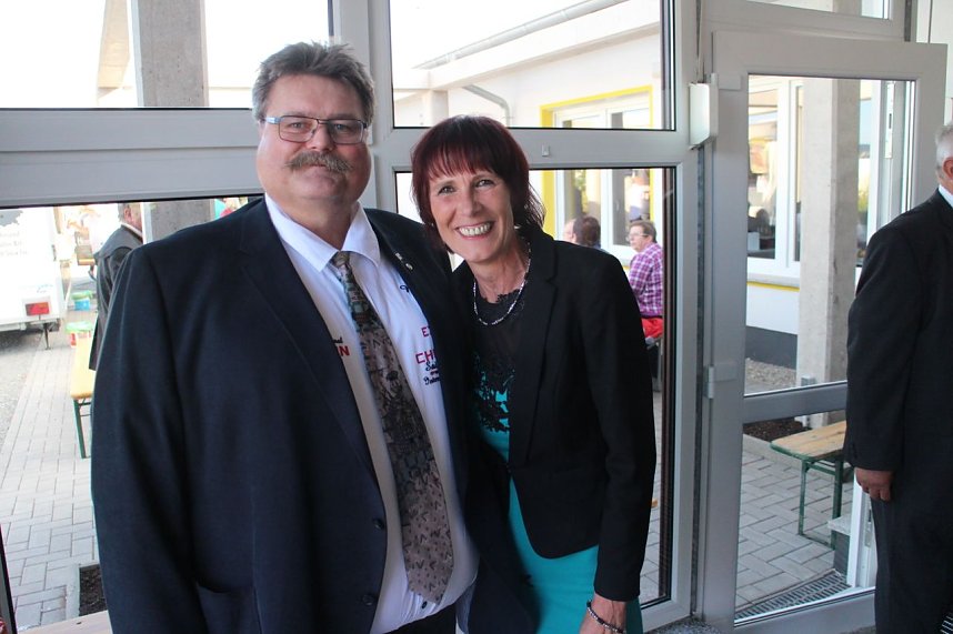 Zum Bergmannsfestes wurde in Sollstedt auch die neue Festhalle er&ouml;ffnet