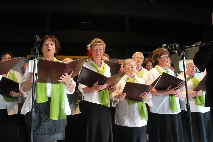 Zum Bergmannsfestes wurde in Sollstedt auch die neue Festhalle er&ouml;ffnet