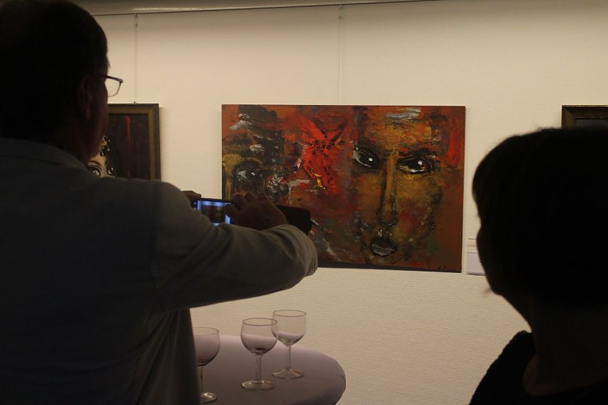 Ausstellungser&ouml;ffnung in der Nordh&auml;user Kreissparkasse