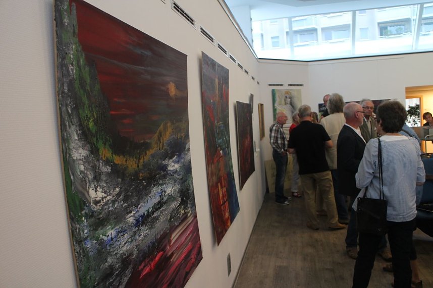 Ausstellungser&ouml;ffnung in der Nordh&auml;user Kreissparkasse