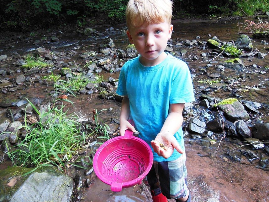 Schatzsucher in der Langen Wand