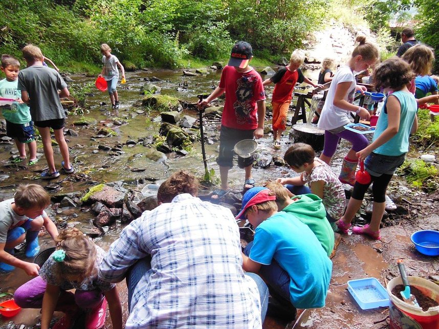 Schatzsucher in der Langen Wand