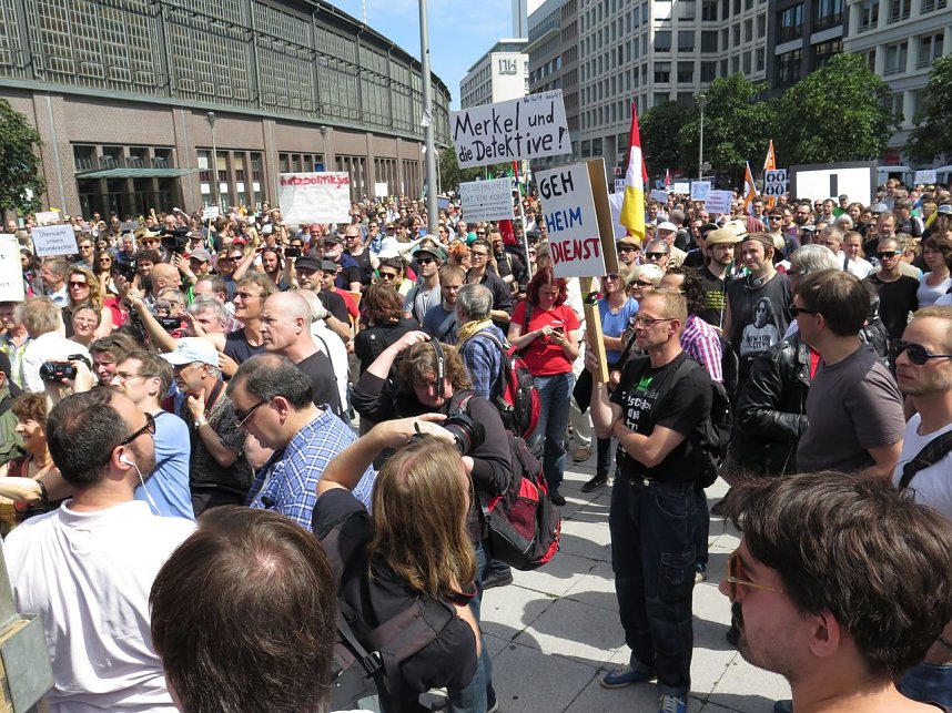 Demo in Berlin f&uuml;r die Pressefreiheit