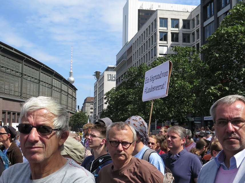 Demo in Berlin f&uuml;r die Pressefreiheit