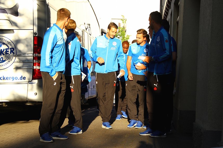 Auf der B&uuml;hne statt auf dem Rasen