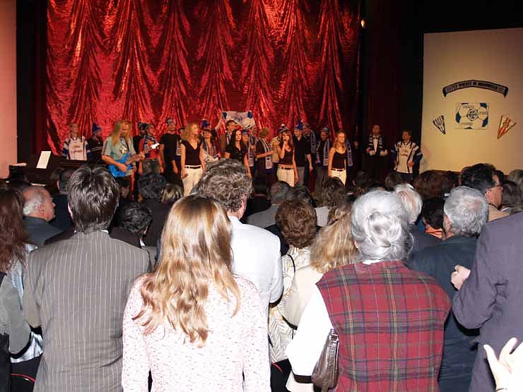 Fu&szlig;ball im Theater