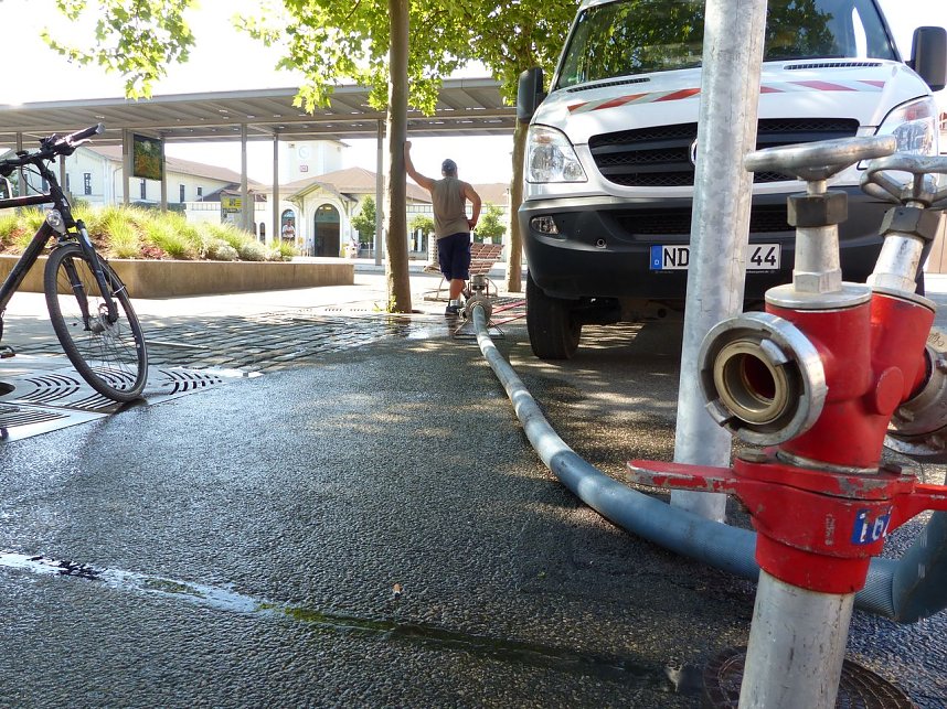 Lok-Spektakel im Bahnhof Nordhausen - zweimal eine "01"