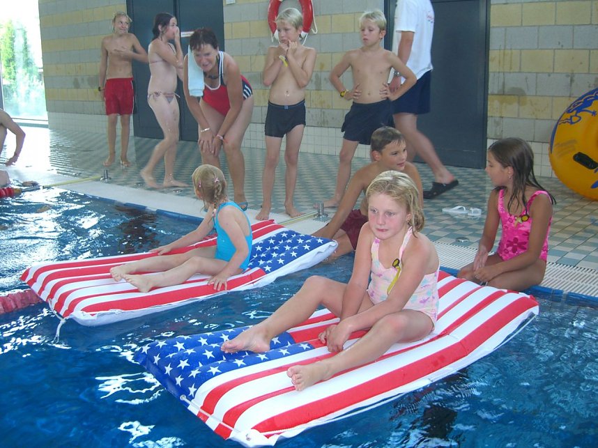 Das macht Spa&szlig;: Schulanfangsparty im Badehaus