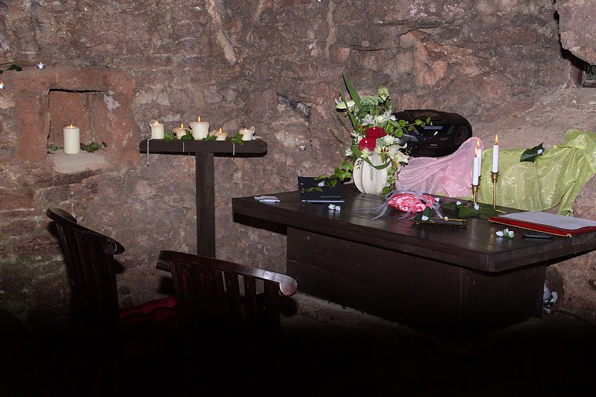 Hochzeit auf der Burgruine Hohnstein