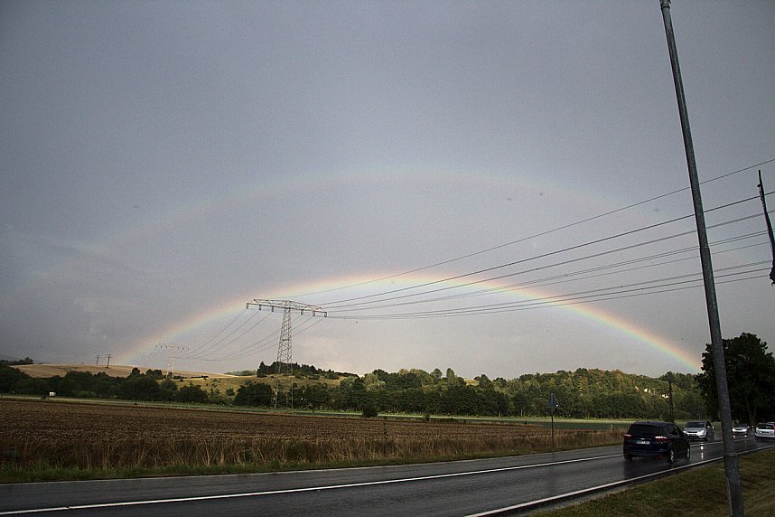 Regenbogen &uuml;ber dem S&uuml;dharz