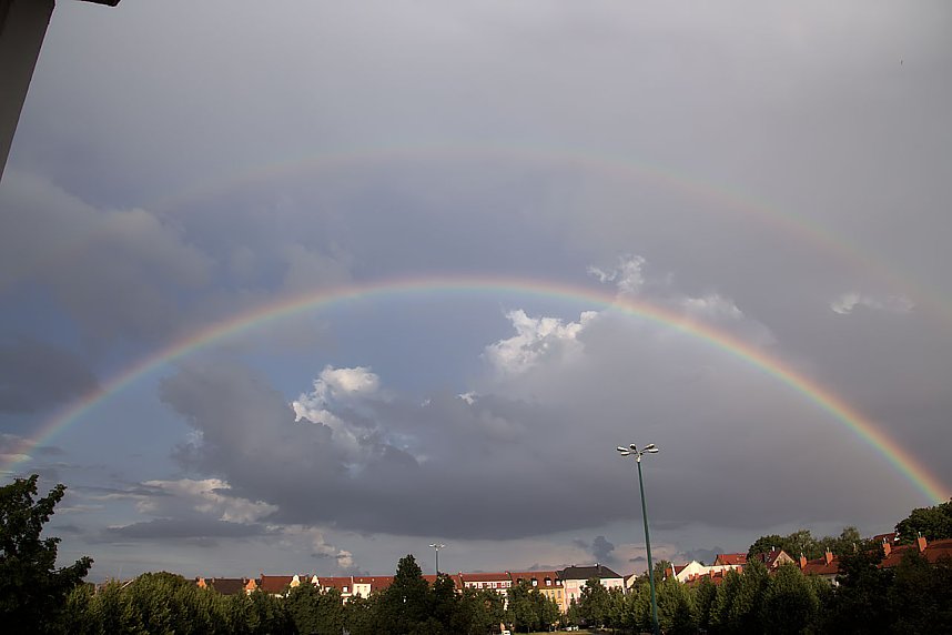 Regenbogen &uuml;ber dem S&uuml;dharz