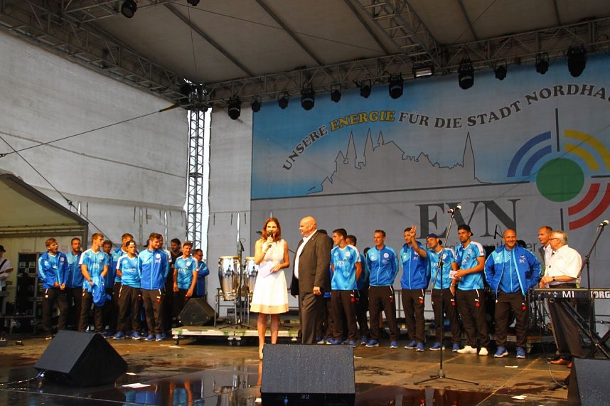 Wacker Nordhausen zu Gast bei EVN-Party