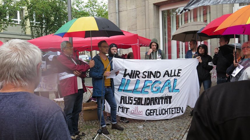 Zwei Kundgebungen in Nordhausen