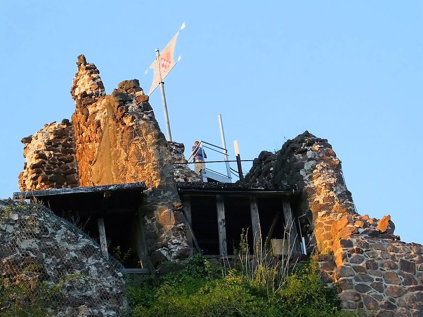 Zu Besuch auf der Burgruine Hohnstein