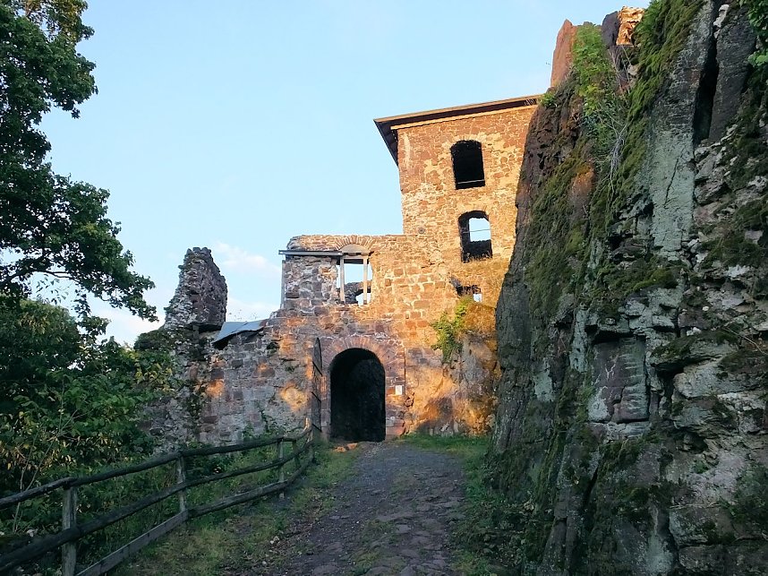 Zu Besuch auf der Burgruine Hohnstein