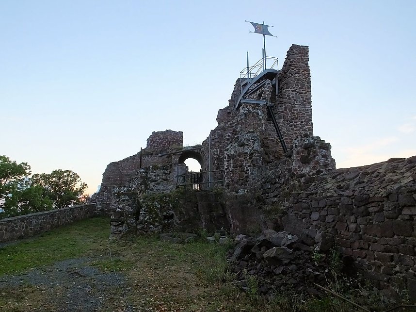 Zu Besuch auf der Burgruine Hohnstein