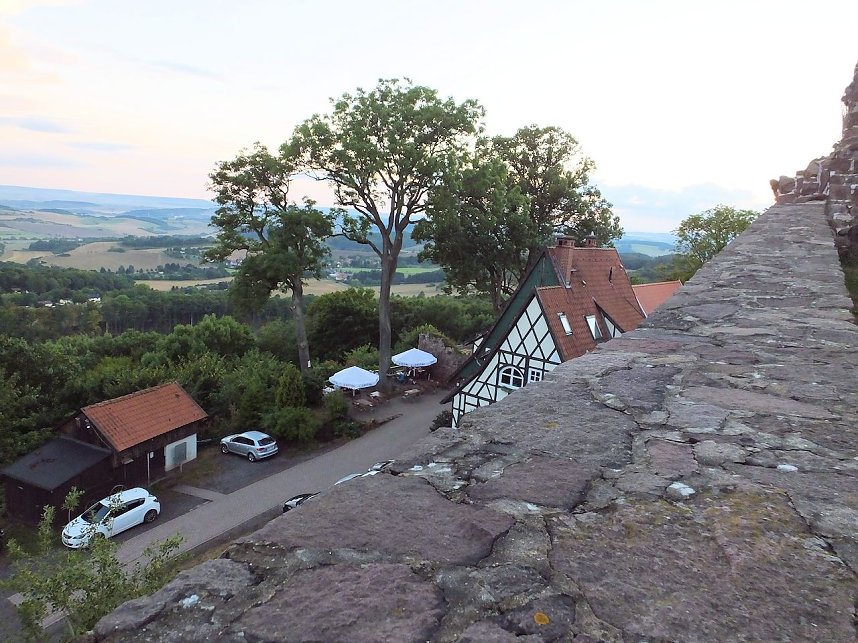 Zu Besuch auf der Burgruine Hohnstein