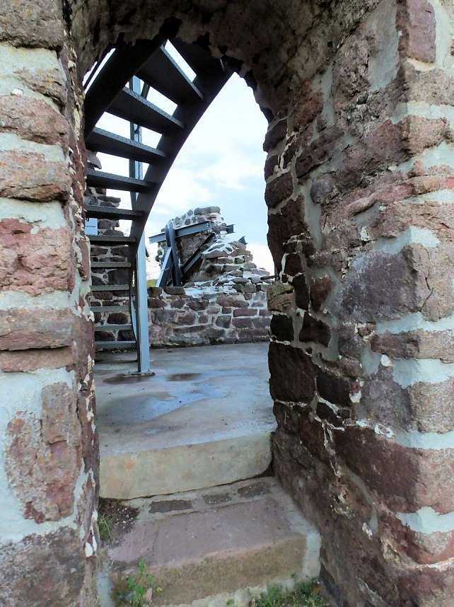 Zu Besuch auf der Burgruine Hohnstein
