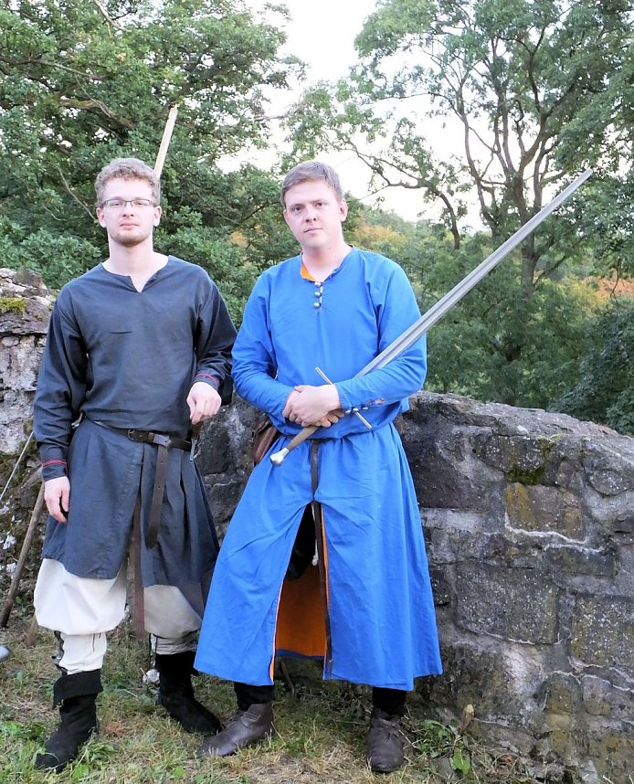 Zu Besuch auf der Burgruine Hohnstein