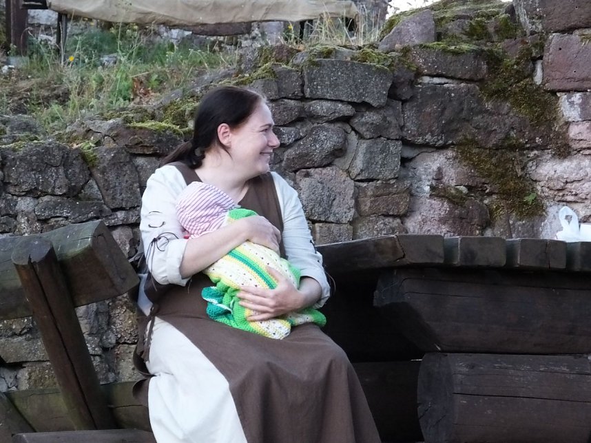 Zu Besuch auf der Burgruine Hohnstein