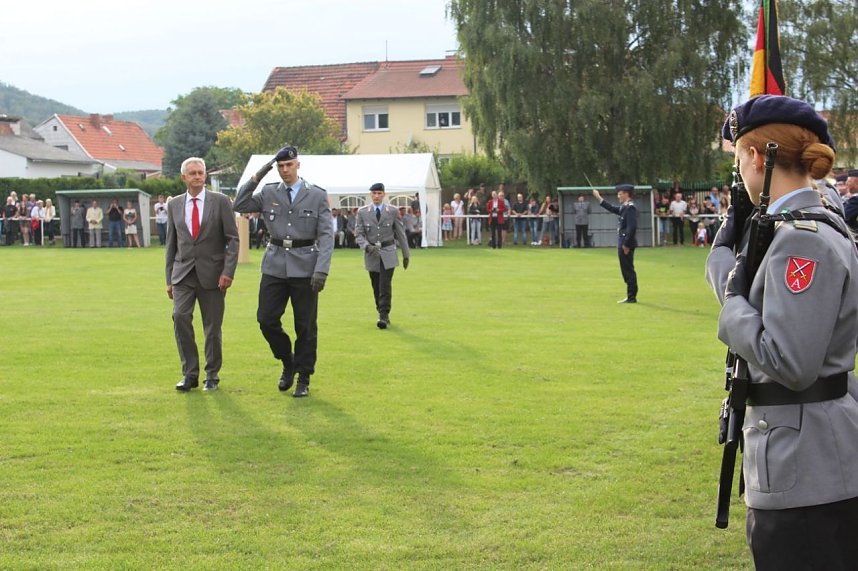 Feierliche Vereidigung in Berka