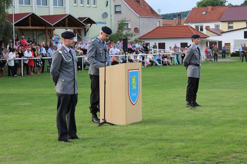 Feierliche Vereidigung in Berka