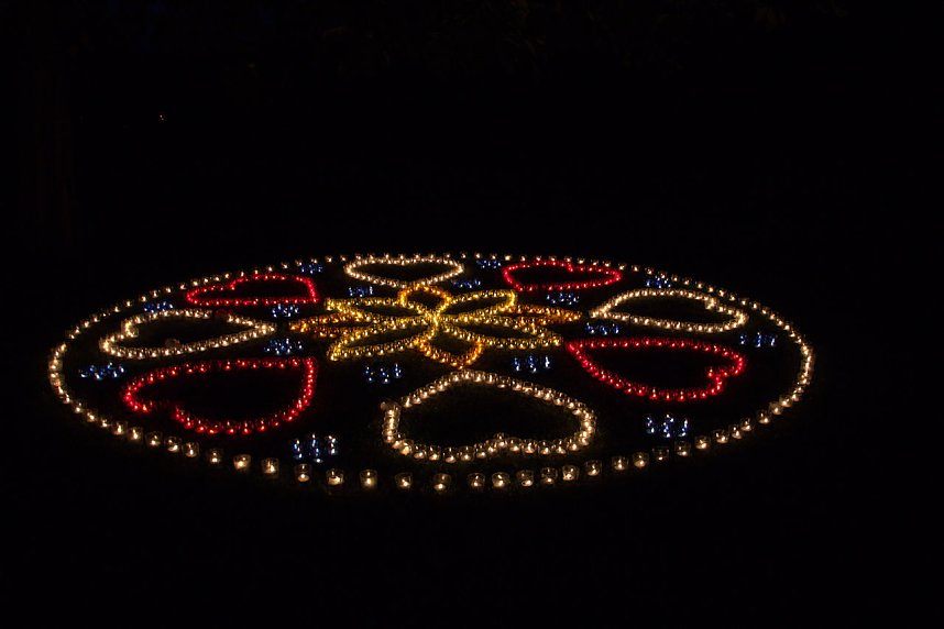Lichterfest auf dem Petersberg