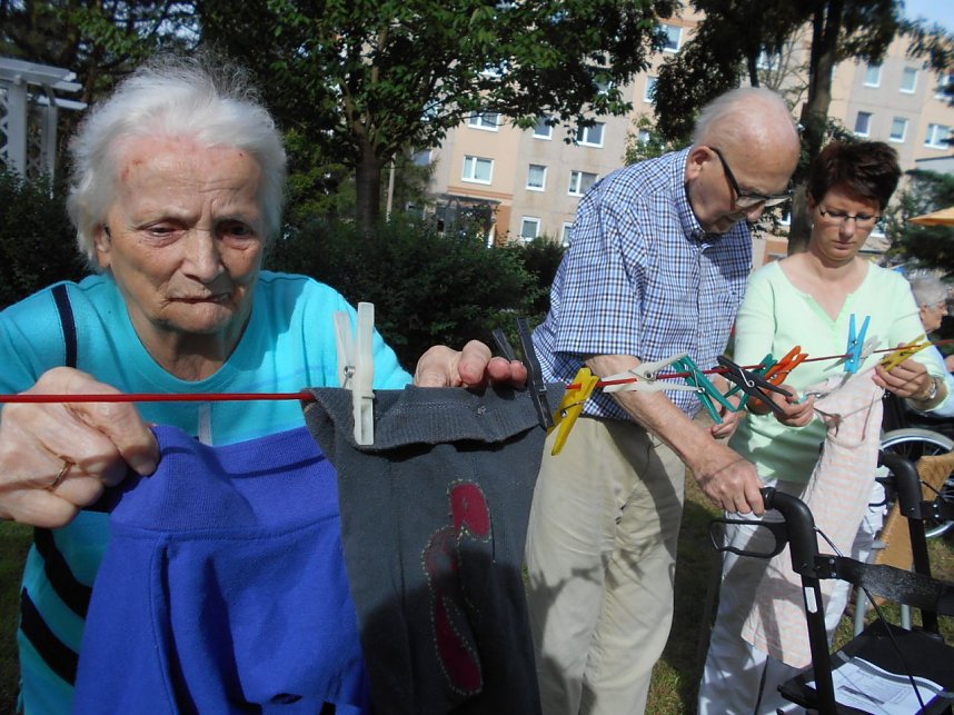 Sportfest im Pflegeheim