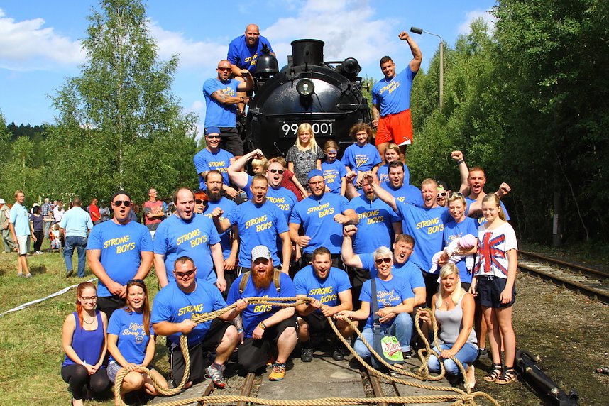 Dampflokziehen in Silberh&uuml;tte
