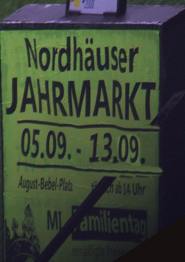 Der Herbstjahrmarkt k&uuml;ndigt sich an