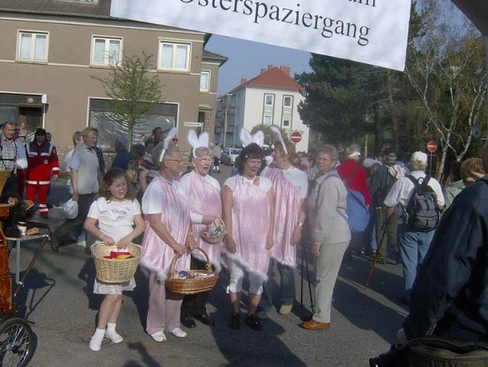 Osterspazierg&auml;nger in Bleicherode
