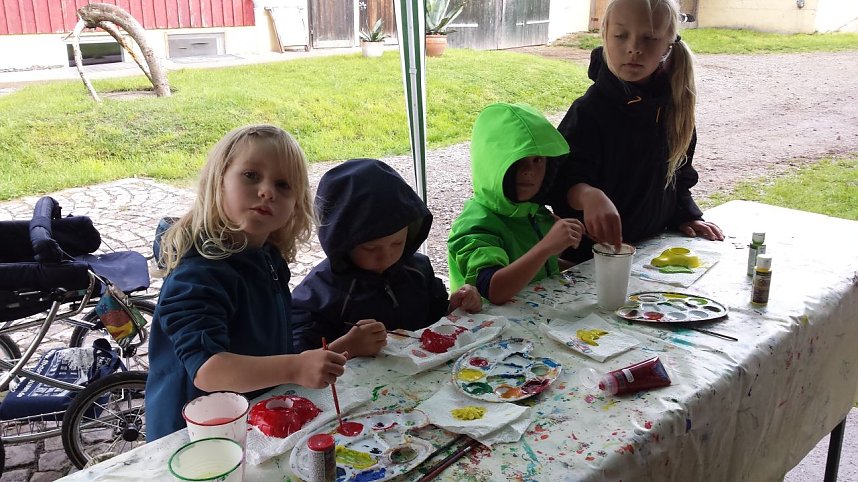 Basteln mit den kleinsten Besuchern
