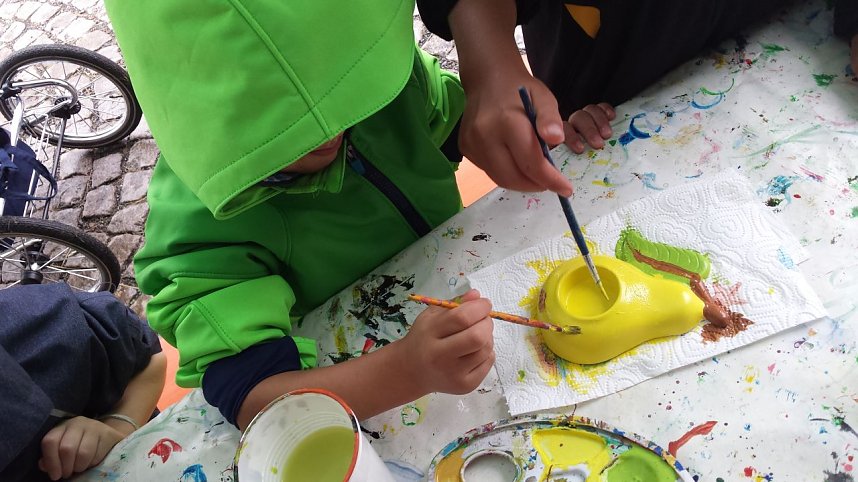 Basteln mit den kleinsten Besuchern